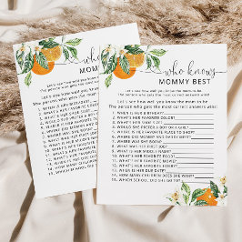 Kleine Süsse Wer Mama am besten Baby Dusche Spiel 