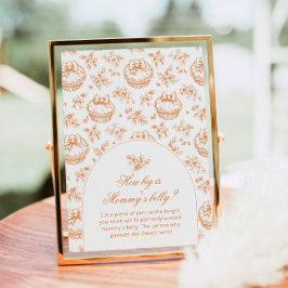 Kleine Süsse Wie groß ist der Mami Poster