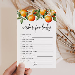 Kleine Süsse will Baby Citrus Orange Advice