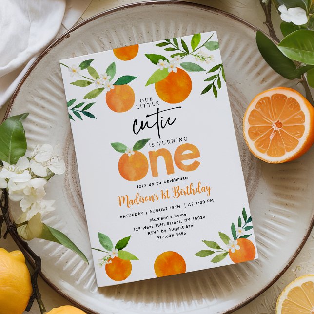 Kleine Süsse zum ersten Geburtstag Einladung (Von Creator hochgeladen)