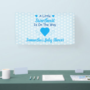 Kleine Sweetheart Baby Dusche Banner