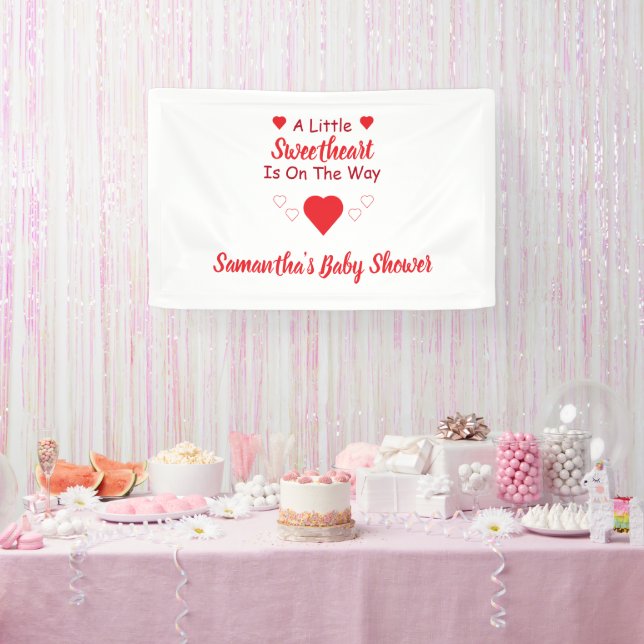 Kleine Sweetheart Baby Dusche Banner (Party)