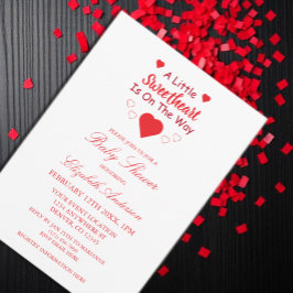 Kleine Sweetheart Baby Dusche Einladung