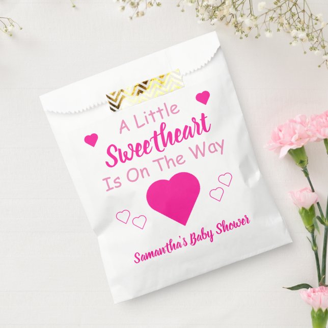 Kleine Sweetheart Baby Dusche Geschenktütchen (Versiegelt)
