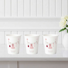 Kleine Sweetheart Baby Dusche Valentine Custom Pappbecher