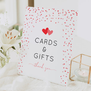 Kleine Sweetheart Baby Duschkarten & Geschenkgutsc Sockelschild