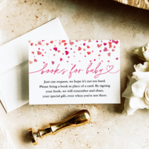 Kleine Sweetheart Babydusche, Bücher für Baby Begleitkarte