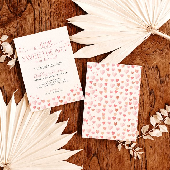 Kleine Sweetheart Babydusche Einladung, Babydusche Einladung (Von Creator hochgeladen)