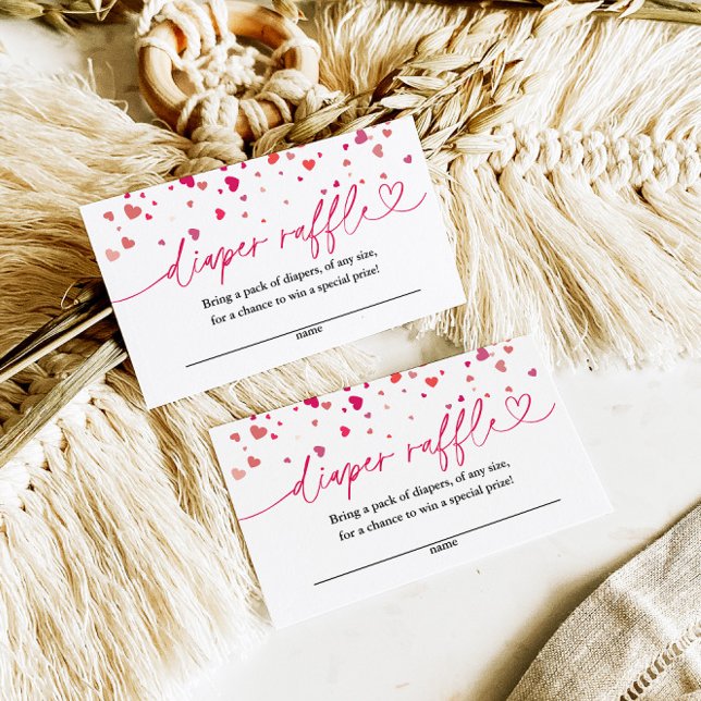 Kleine Sweetheart Babydusche, Windeln Begleitkarte (Von Creator hochgeladen)