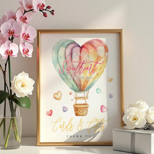 Kleine Sweetheart Cards und Geschenke Baby-Zeichen Poster