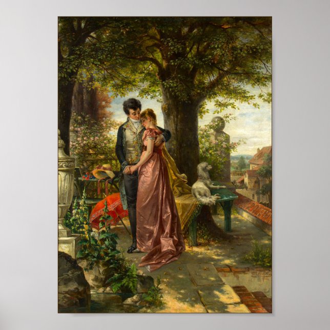 Kleine Szene aus dem frühen 19. Jahrhundert Poster (Vorne)