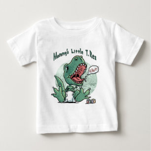 Kleine T. Rex der Mama durch Mudge Studios Baby T-shirt