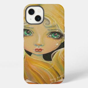 Kleine Tagträumer-Fee Fantasy Art Große Augen iPhone Hülle