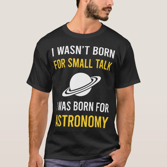 Kleine Talk Astronomie T-Shirt (Vorderseite)