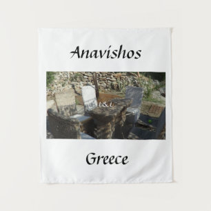Kleine Tapisserie "Anavisho "Beach Bar lio's Foto Wandteppich