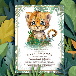 Kleine Tiger Baby Dusche Einladung