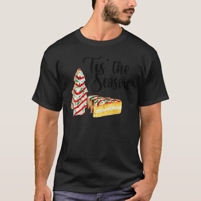 Kleine Tis' Die Weihnachtsbaumkuchen Debbie T-Shirt (Vorderseite)