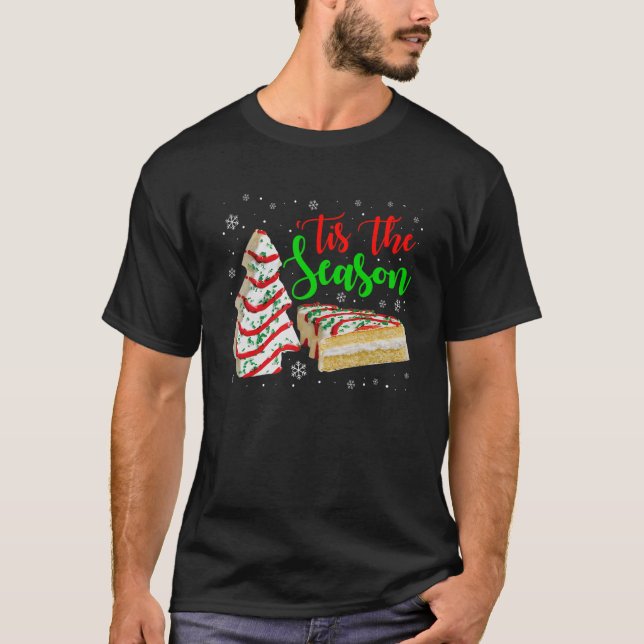 Kleine Tis' Die Weihnachtsbaumkuchen Debbie T-Shirt (Vorderseite)