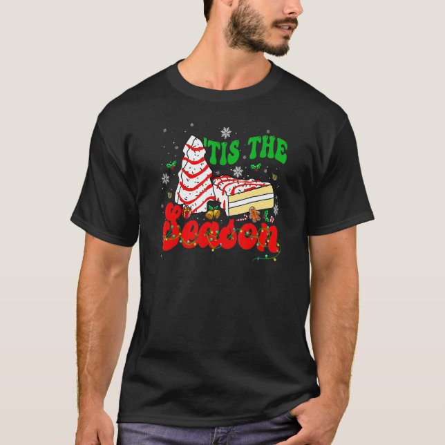 Kleine Tis' Die Weihnachtsbaumkuchen Debbie T-Shirt (Vorderseite)