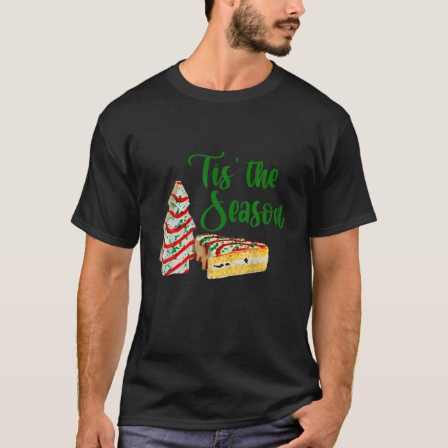 Kleine Tis' Die Weihnachtsbaumkuchen Debbie T-Shirt (Vorderseite)