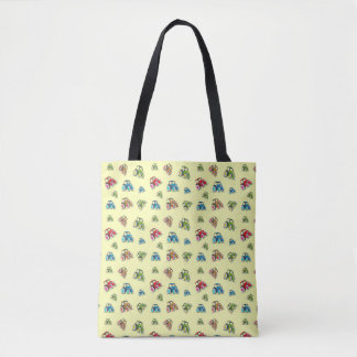Kleine Traktoren Tote Tasche, Limone