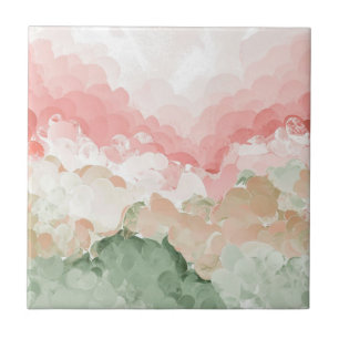 Kleine Trikolfarben Fliese