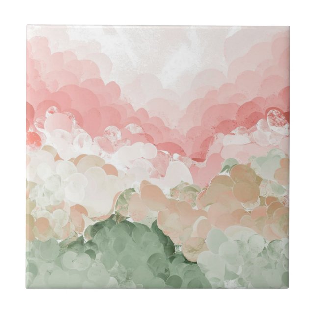 Kleine Trikolfarben Fliese (Vorderseite)