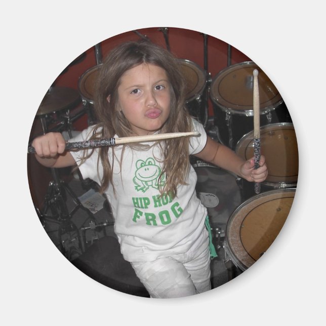 Kleine Trommlerin Magnet (Vorne)