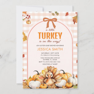 Kleine Türkei Herbst Herbst Pumpkin Baby Dusche Einladung