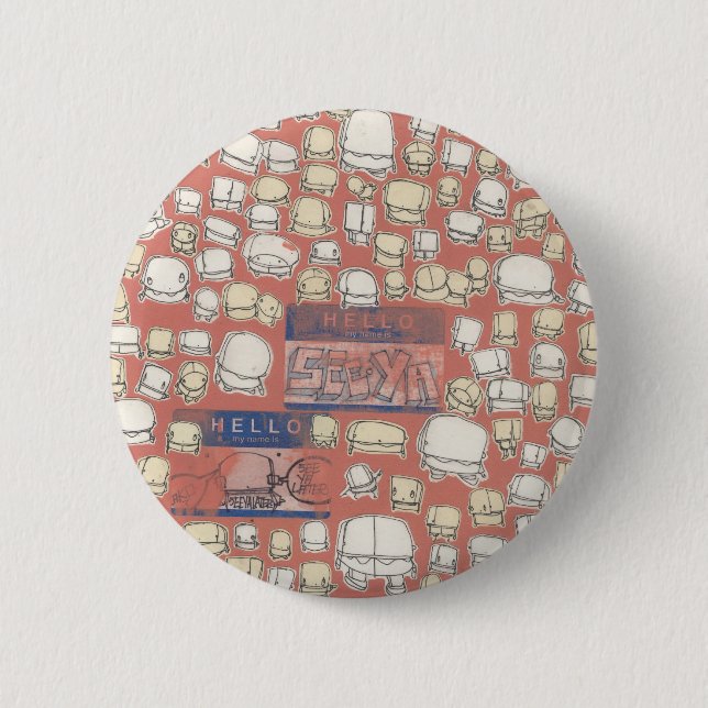 Kleine Typen überall Button (Vorderseite)