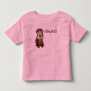 Kleine ukrainische Tänzerin Ukrainische Volkskunst Kleinkind T-shirt