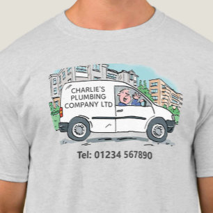 Kleine Unternehmen mit Namen für Unternehmen Van T-Shirt
