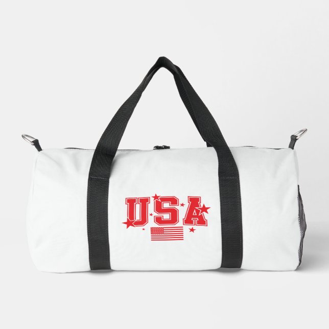 Kleine USA Duffle Bag (Vorderseite)
