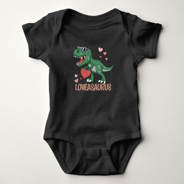 Kleine Valentine-Süssen Baby Strampler (Vorderseite)