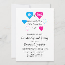 Kleine Valentinstag-Geschlechtsübersicht Einladung
