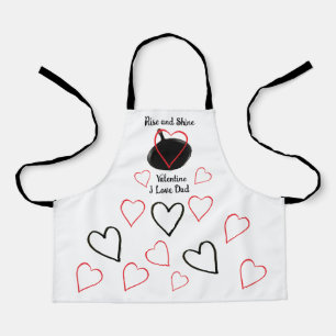 Kleine Valentinstag-Schürze für den Vintage-Liebha Schürze