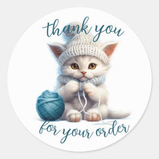 Kleine Verpackungsaufkleber für handgemachte Betri Runder Aufkleber