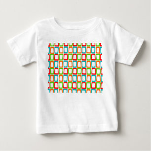 Kleine verzerrte Rechtecke Baby T-shirt