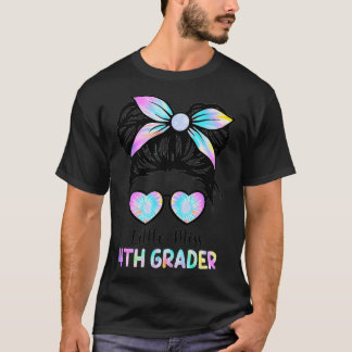 Kleine Vierte-Klasse-Mädchen Zurück zur Schule 4. T-Shirt