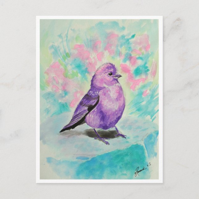 Kleine Vögel #3 Postkarte (Vorderseite)