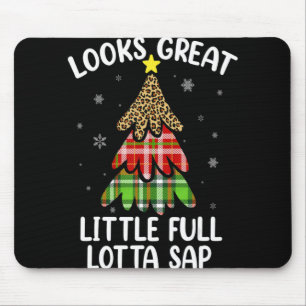 Kleine volle Menge Saft Weihnachtsurlaub Santa Xma Mousepad