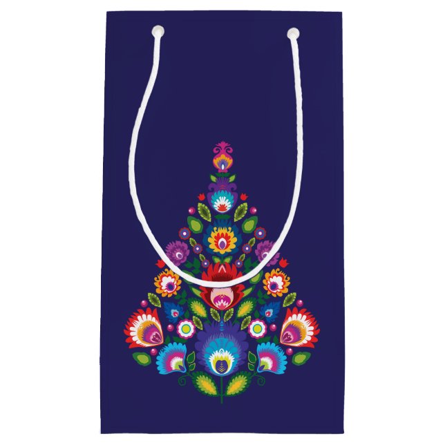 Kleine Weihnachtsgeschenktasche mit individueller  Kleine Geschenktüte (Vorderseite)