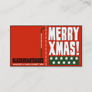 Kleine Weihnachtskarten Visitenkarte