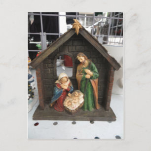 Kleine Weihnachtskrippe Postkarte