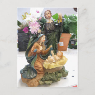 Kleine Weihnachtskrippe Postkarte