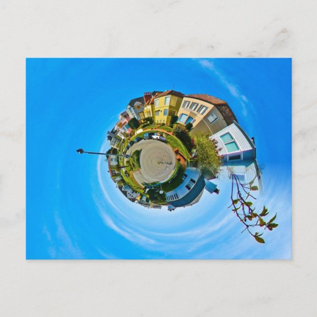 Kleine Welt Postkarte (Vorderseite)