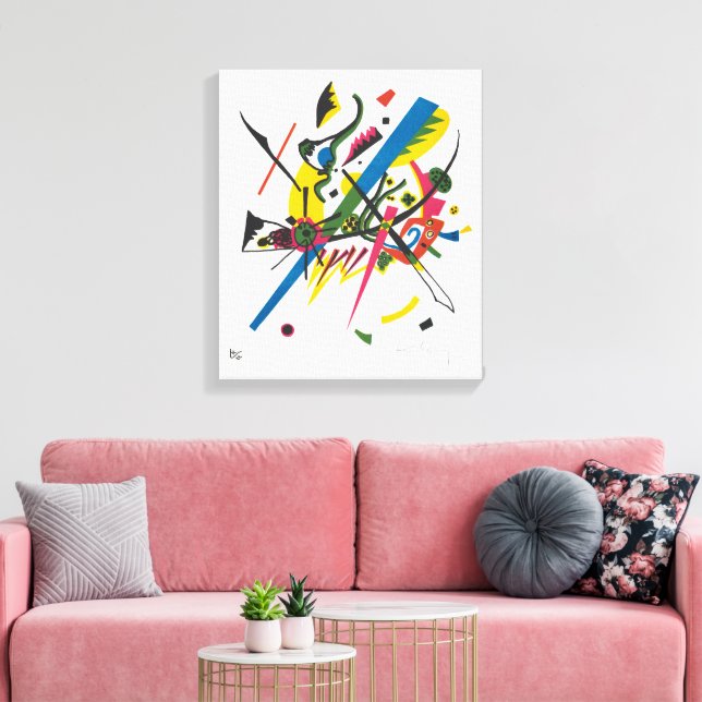 Kleine Welten 1 | Kandinsky | Leinwanddruck (Insitu (Wohnzimmer))