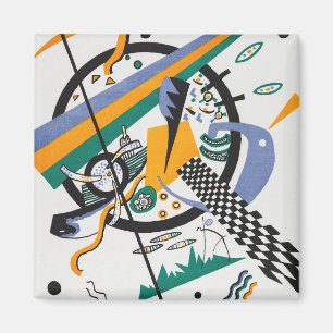 Kleine Welten IV, Abstrakt, Wassis Kandinsky Magnet