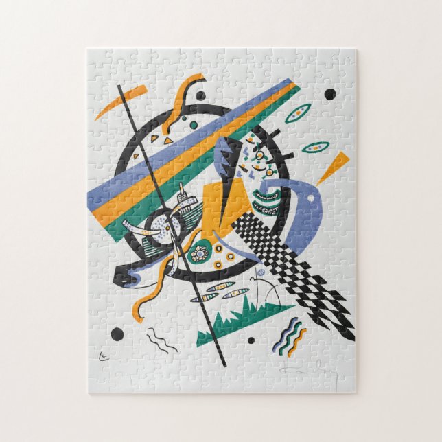 Kleine Welten IV, Abstrakt, Wassis Kandinsky Puzzle (Vertikal)