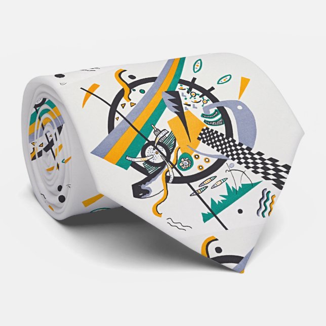 Kleine Welten IV von Wassily Kandinsky Krawatte (Gerollt)